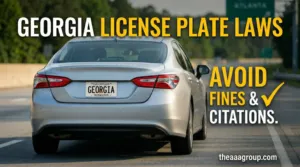 License plate laws in Georgia